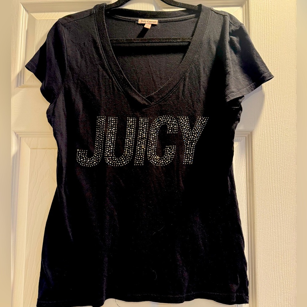 Juicy Couture rhinestone  tshirt XL